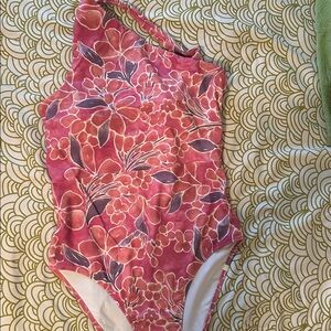 Summersalt Pink and Green Floral Swimwear